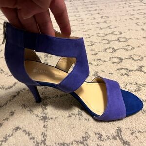 BCBGeneration Blue High-Heeled Sandals